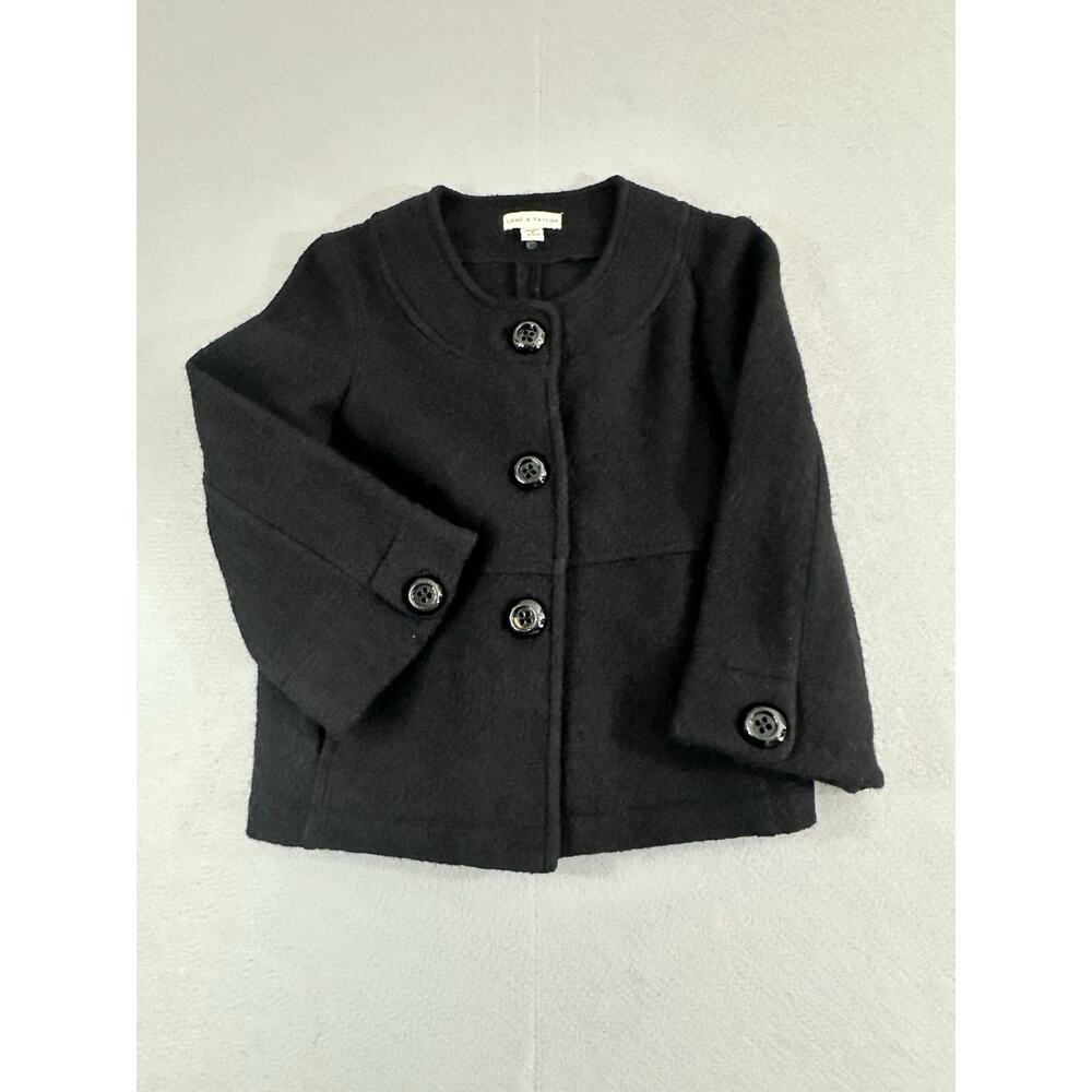 Vintage Lord & Taylor 100% Wool Women’s Size Small Black Jacket‎